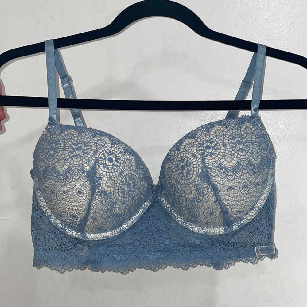 Jessica Simpson Baby Blue Lace Bra/Bralette